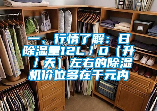 一、行情了解：日除濕量12L／D（升／天）左右的除濕機價位多在千元內(nèi)