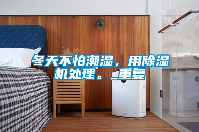冬天不怕潮濕，用除濕機處理。_重復
