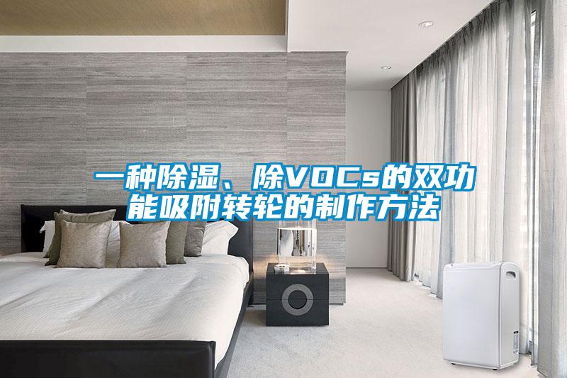 一種除濕、除VOCs的雙功能吸附轉(zhuǎn)輪的制作方法