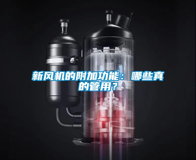 新風機的附加功能：哪些真的管用？