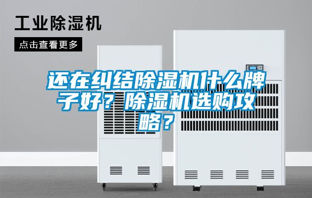 還在糾結除濕機什么牌子好？除濕機選購攻略？